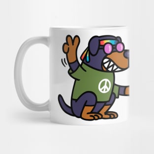 hippie-dog Mug